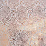 Papier de soie motif arabesque doré à chaud 50x70cm 17g/m² – Paquet de 120 feuilles - Papiers de soie