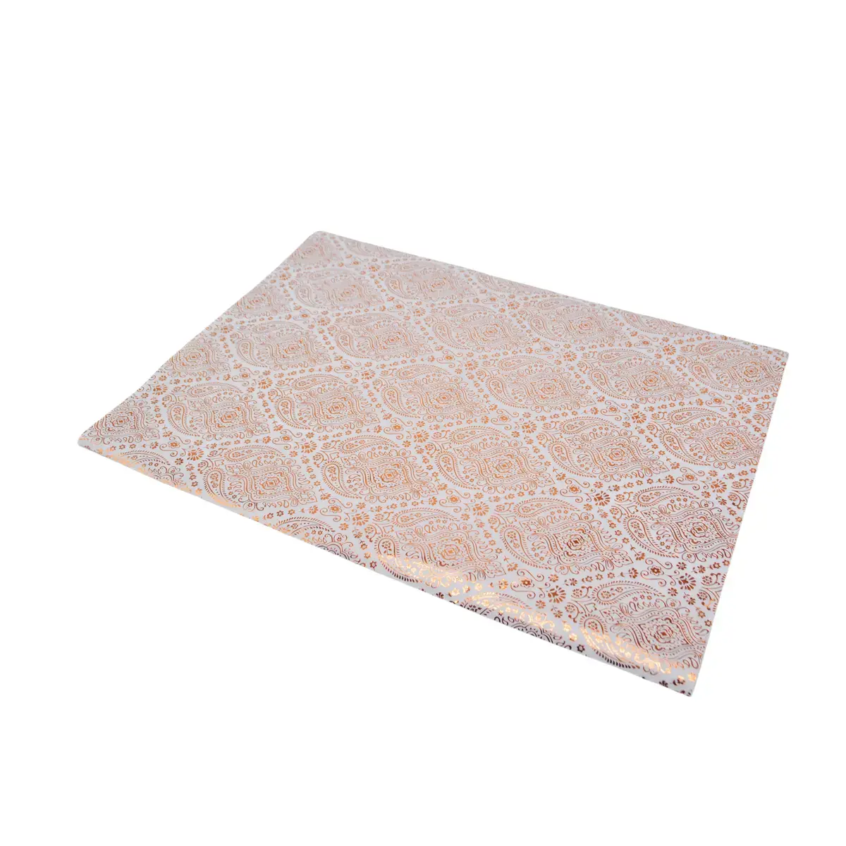 Papier de soie motif arabesque doré à chaud 50x70cm 17g/m² – Paquet de 120 feuilles - Papiers de soie-2