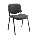 Chaise de réunion visiteur empilable IBIZA tissu gris - Siège professionnel - Fauteuils et poufs