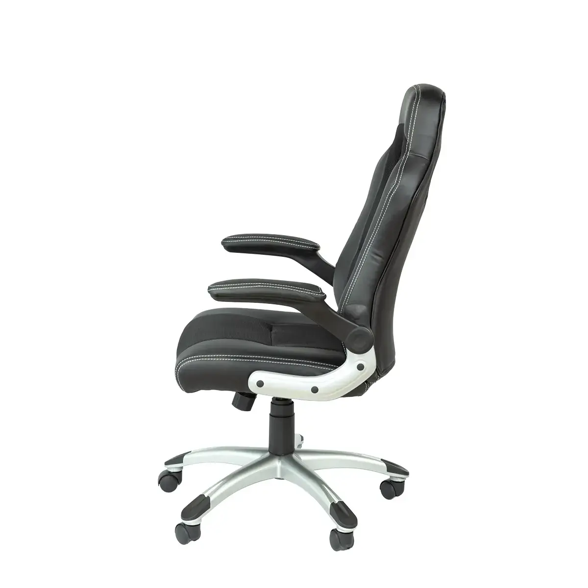 Fauteuil de bureau baquet Montecarlo type racing – Chaise gaming professionnelle - Noir - Sièges de bureaux, Fauteuils de bureaux-8