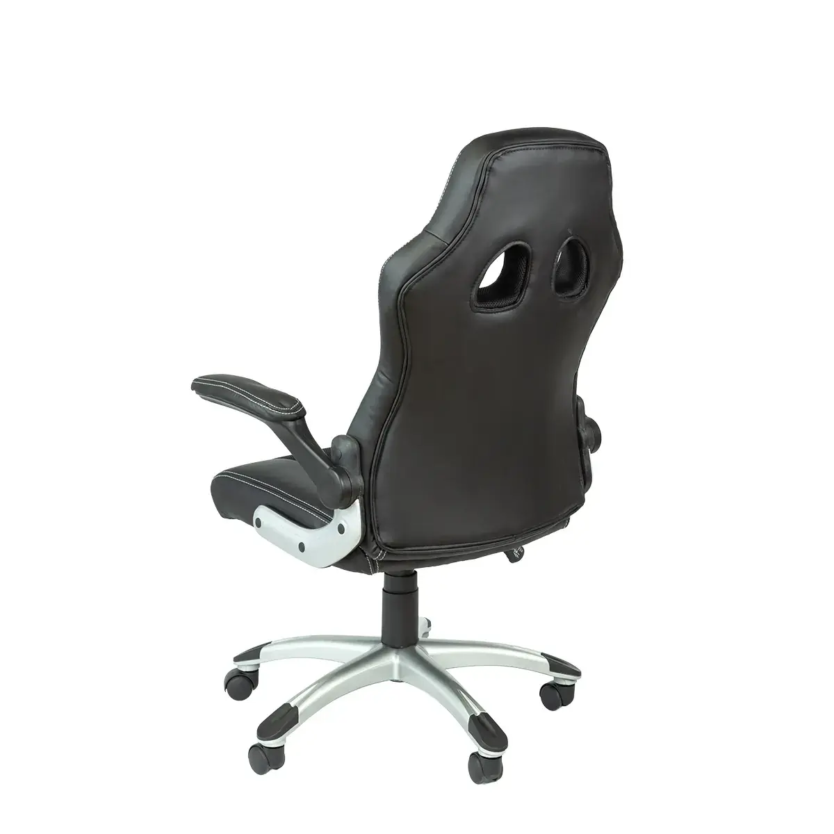 Fauteuil de bureau baquet Montecarlo type racing – Chaise gaming professionnelle - Noir - Sièges de bureaux-9