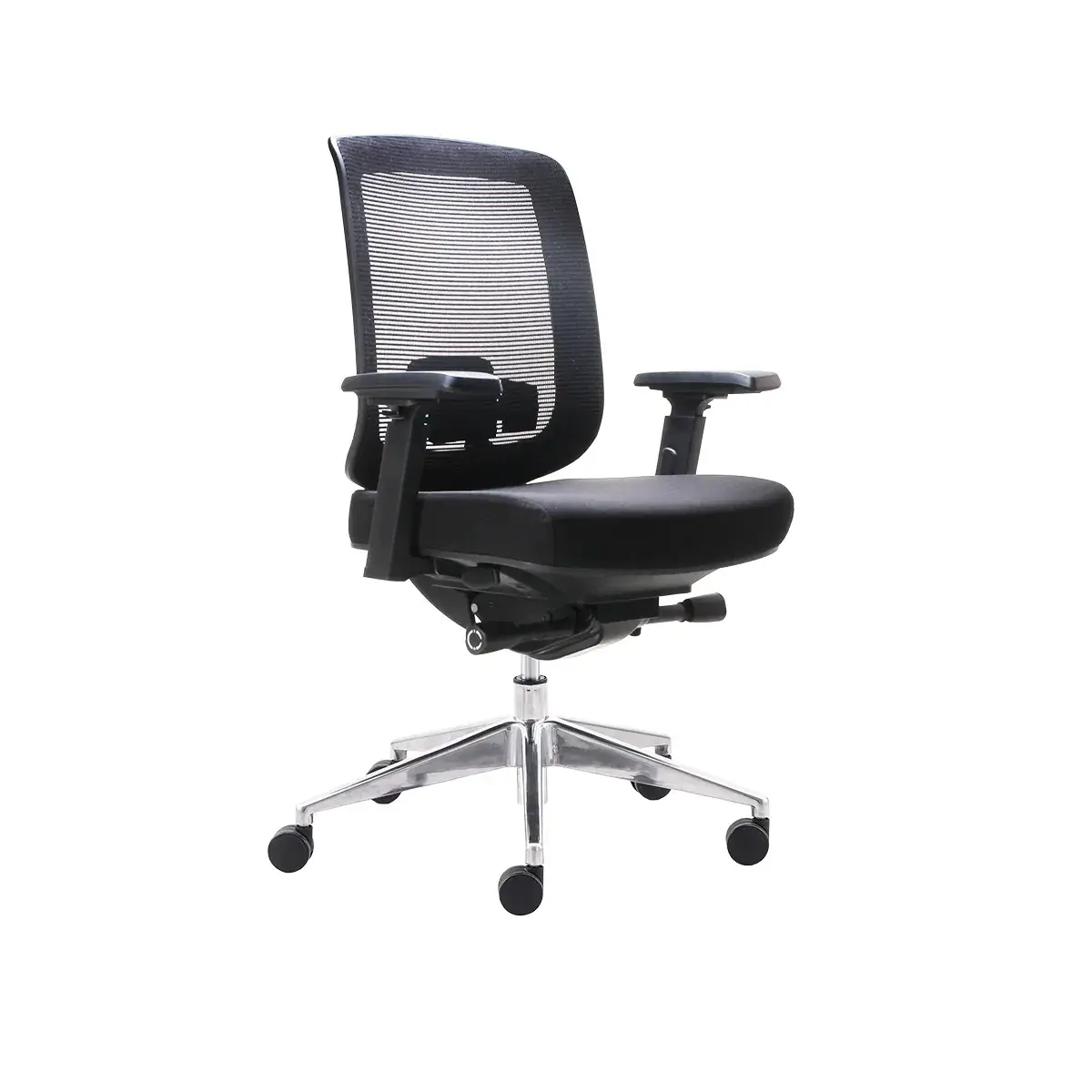 Siège de bureau ergonomique Austin synchrone 4 positions, accoudoirs 4D, assise réglable translation – Noir - Sièges de bureaux, Fauteuils de bureaux