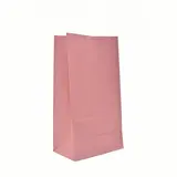 Pochette cadeau SOS kraft rose poudré 13x8x24 cm 70 g/m² - Paquet de 250 - Pochettes SOS kraft