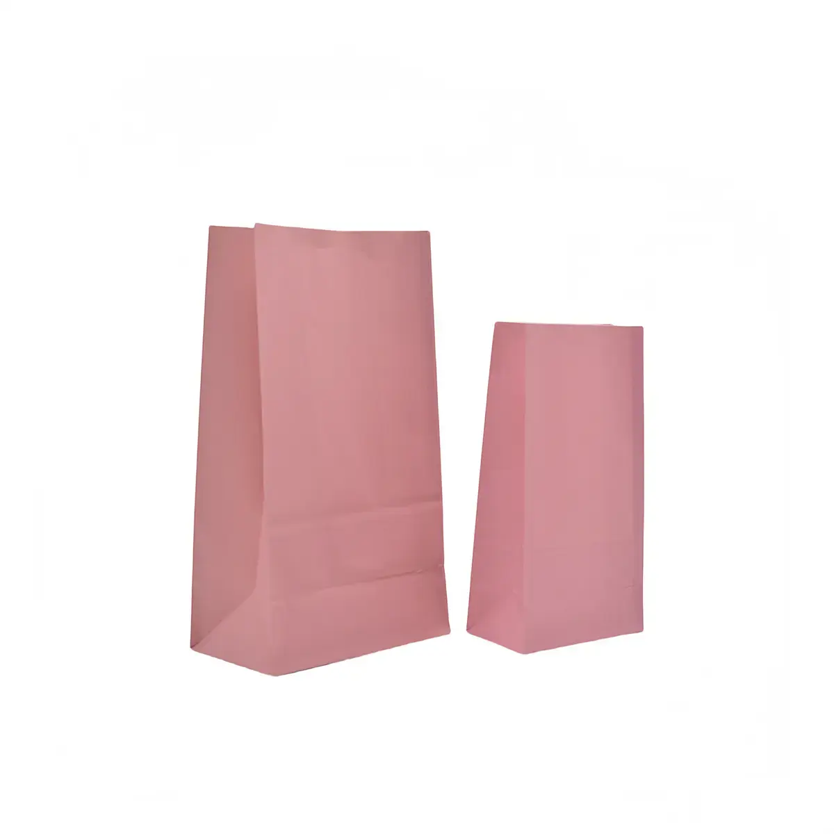 Pochette cadeau SOS kraft rose poudré 13x8x24 cm 70 g/m² - Paquet de 250 - Pochettes SOS kraft-2