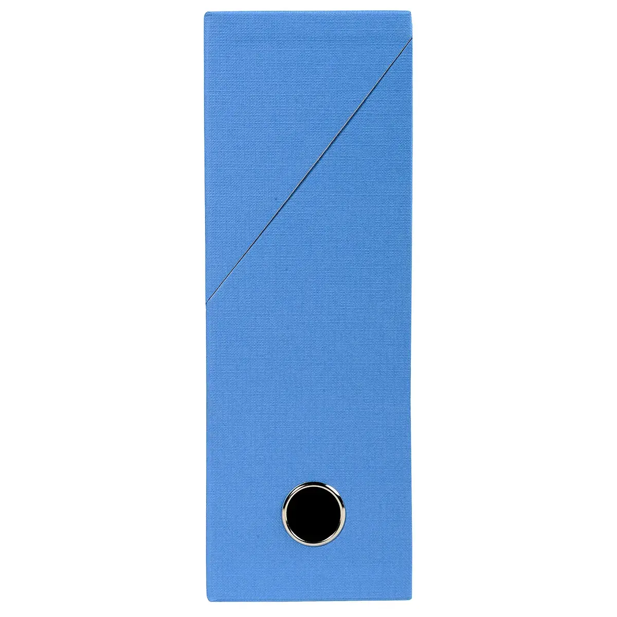 Boîte de transfert A4 Dos 90 mm carton toilé couvercle abattant et oeillet Exacompta - Bleu clair - Boîtes archives, Boîtes de transfert-2