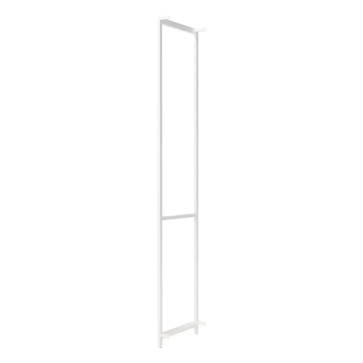 Cadre latéral Square H 240 cm x P 46,4 cm blanc sable – Set de 2 - Ligne Square 25 blanc