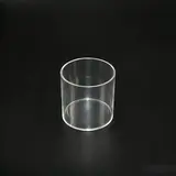 Bac de présentation rond PMMA ø 10 x H 10 cm - Vitrine tube plexi - Bac cylindrique - Supports Plexi