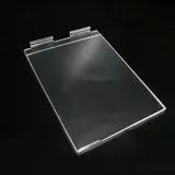 Porte-affiche A4 vertical plexi transparent 2mm – Support mural acrylique - Porte-visuels pour grilles