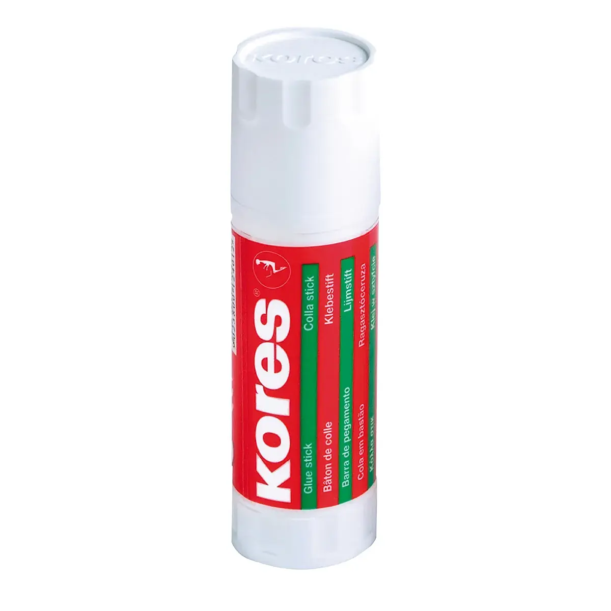 Bâton de colle blanche sans solvant Kores 40g - Colle stick – Lot de 2 - Colles