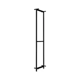 Cadre central Square H 200 cm x P 46,4 cm noir sablé