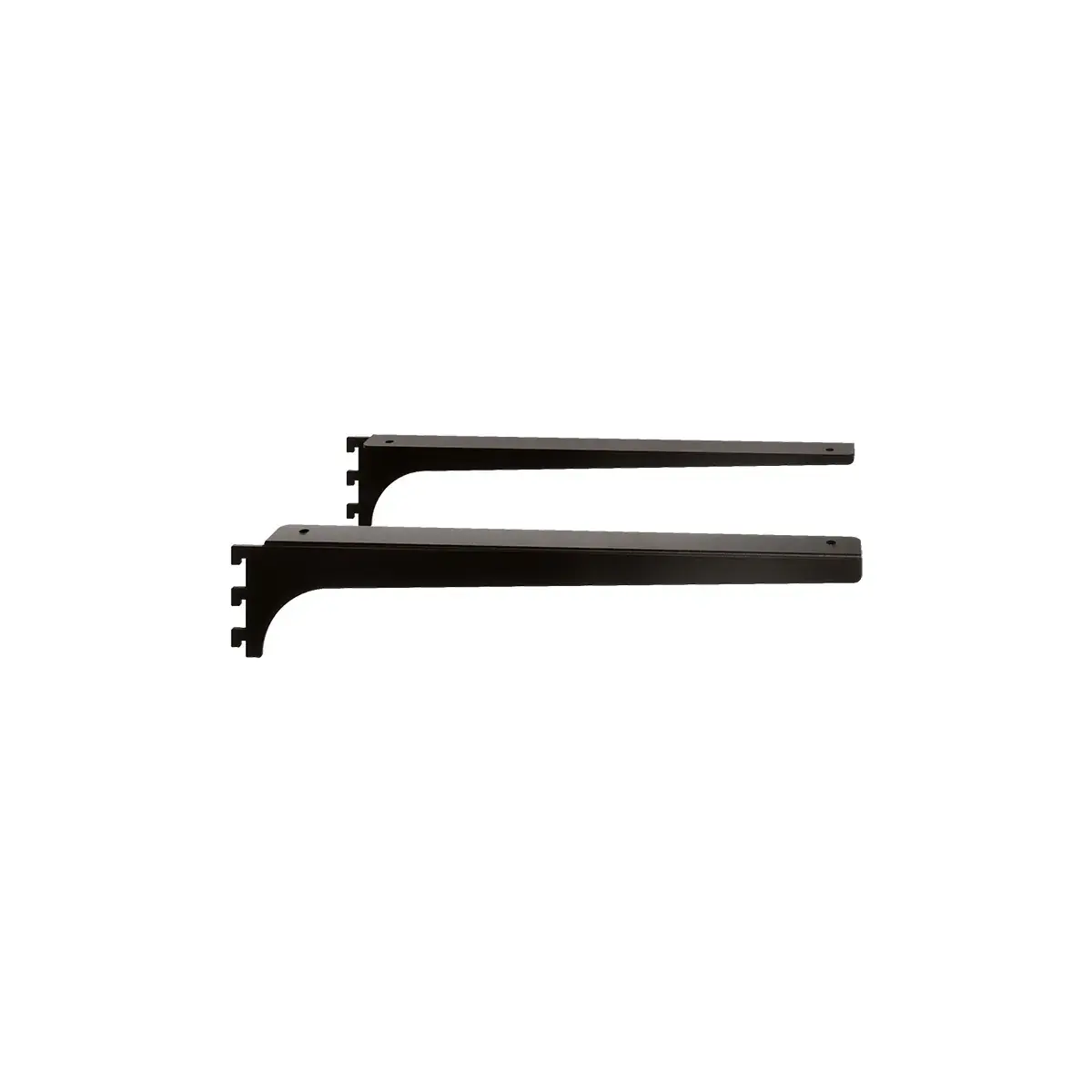 Consoles Métal Square Noir L.38 cm - Lot de 2 - Ligne Square 25 noir