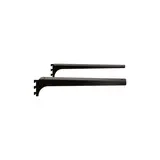 Consoles Métal Square Noir L.38 cm - Lot de 2