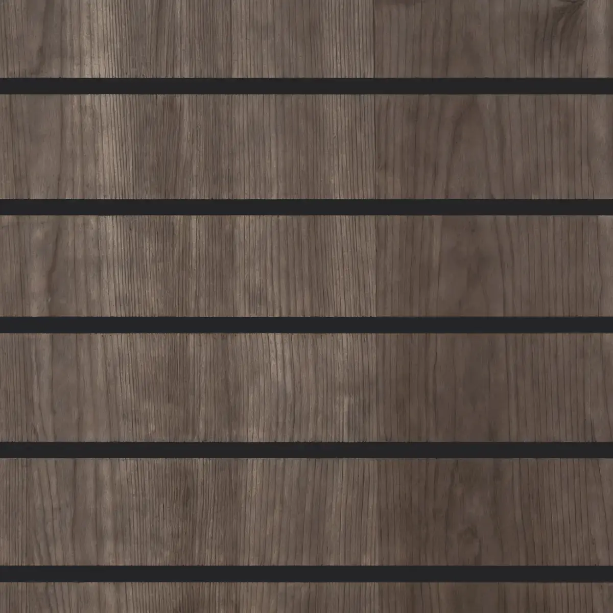 Panneau rainuré entraxe 15 cm 120 x 120 cm ép. 18 mm MDF - Chêne foncé – Lot de 2 - Panneaux rainurés-2