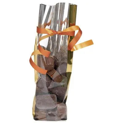Sachet polypro fond PP Lingot d'Or 10 x 22 cm 35µ - Sachet confiserie - Sachet bonbons - Lot de 100 - Sachets bonbon, Sachets confiserie-2