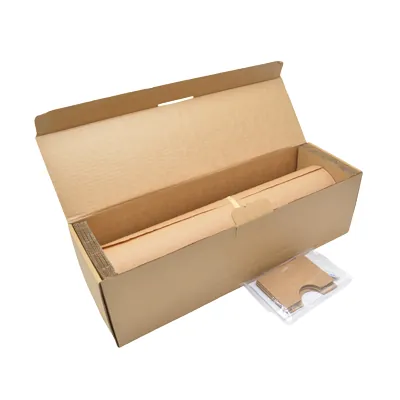 Papier nid d’abeille 50 cm x 100 m avec boîte distributrice - Papier de calage - Kraft, carton ondulé