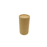 Boîte cylindrique carton kraft 400 ml ø 6,5 x H 12,5 cm – Boîte ronde carton - Tube carton - Brun - Lot de 4 - Boites cloches