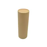 Boîte cylindrique carton kraft 1000 ml ø 7,5 x H 25 cm – Boîte ronde carton - Tube carton - Brun - Lot de 4 - Boites cloches
