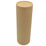 Boîte cylindrique carton kraft 2200 ml ø 10 x H 30 cm – Boîte ronde carton - Tube carton - Brun - Lot de 4 - Emballage Boutique