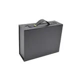 Boites cadeaux carton noires avec poignée 24x18,2x8cm – Paquet de 5