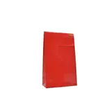 Pochettes cadeaux papier pelliculées rouge adhésives 10x4,5x16cm – Paquet de 50 - Pochettes cadeaux luxe