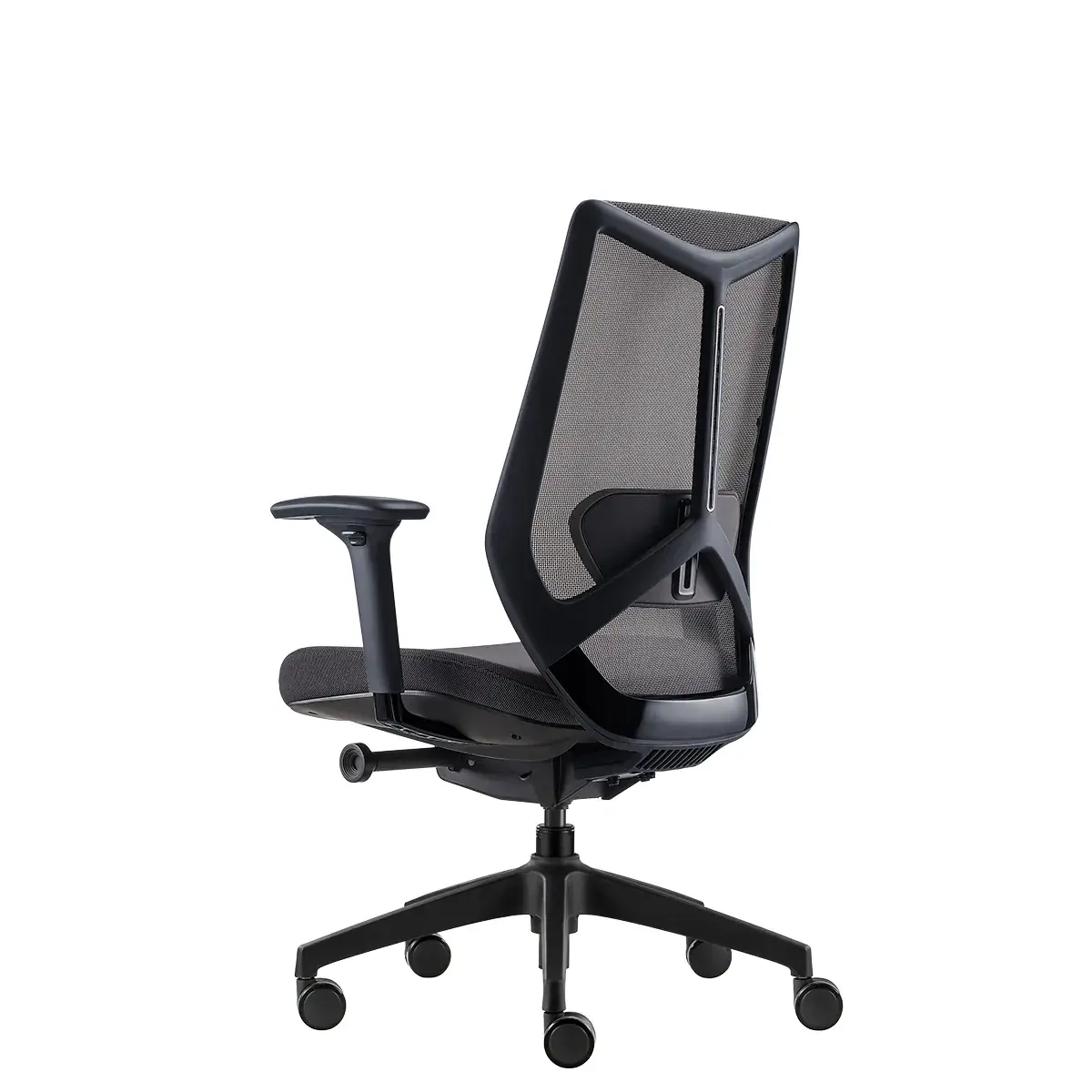 Siège de bureau design Arco Claudio Bellini synchrone 4 positions accoudoirs 3D - Noir - Sièges de bureaux-3
