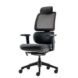 Siège de bureau ergonomique synchrone Orca design Hans Thyge & Co accoudoirs 3D - Noir - Sièges de bureaux