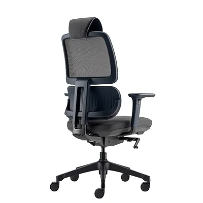 Siège de bureau ergonomique synchrone Orca design Hans Thyge & Co accoudoirs 3D - Noir - Sièges de bureaux, Fauteuils de bureaux-6