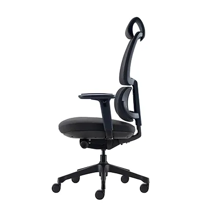 Siège de bureau ergonomique synchrone Orca design Hans Thyge & Co accoudoirs 3D - Noir - Sièges de bureaux-7