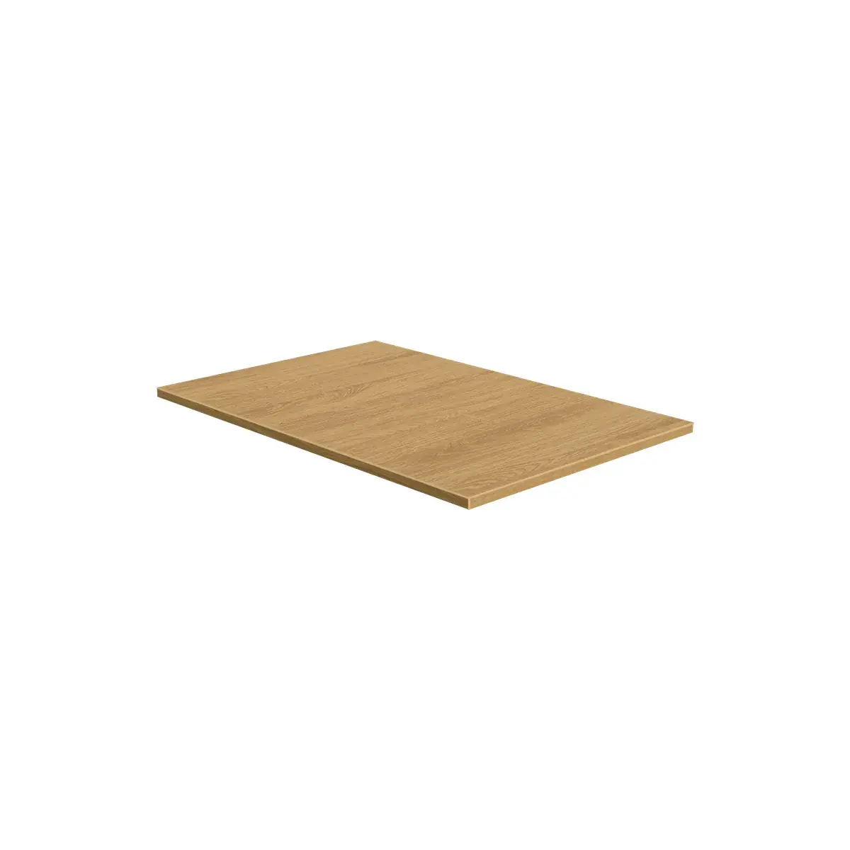 Plateau chêne Corbridge 57,5 x 84,7 cm pour gondole centrale Square 60 - Plateaux pour rayonnage magasin