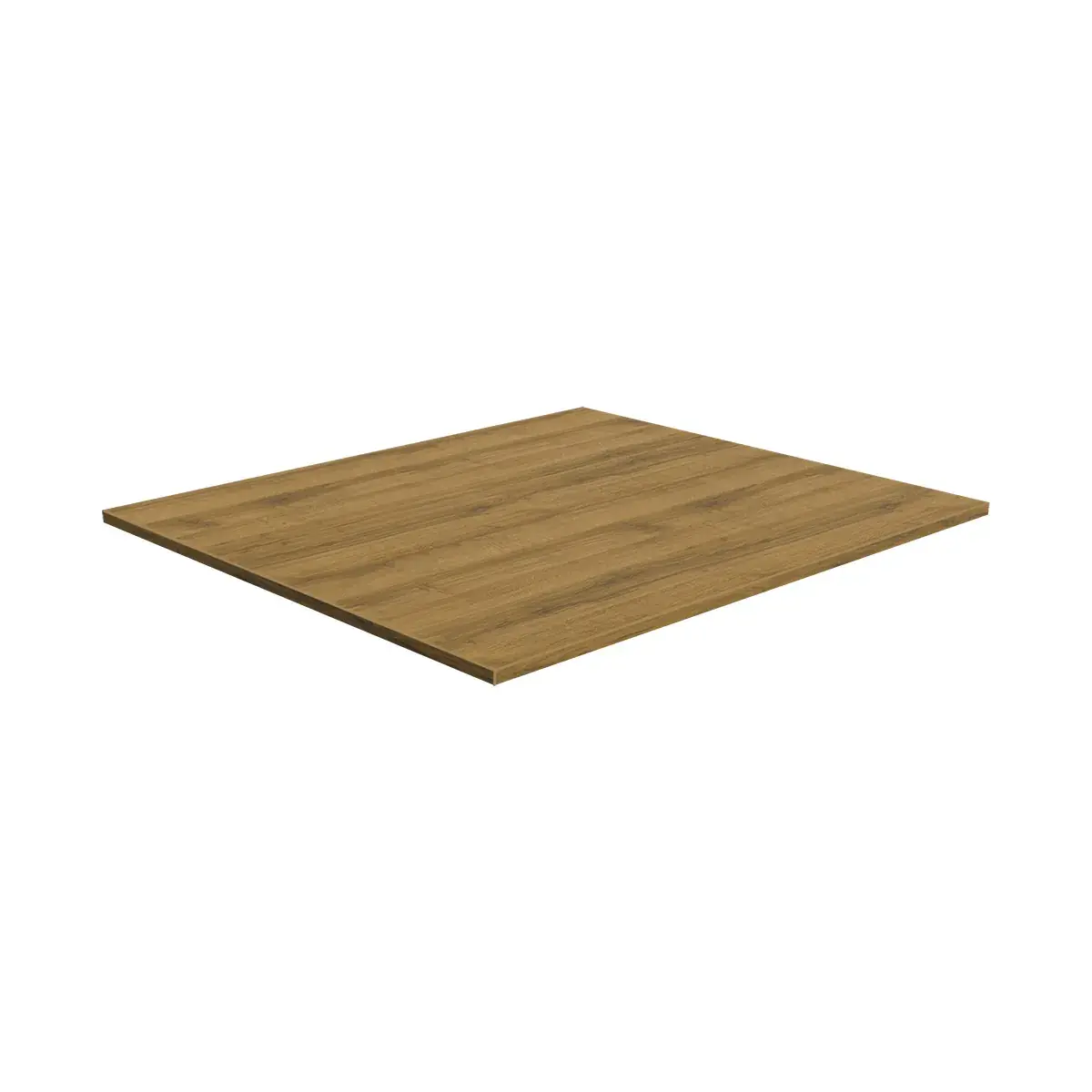 Plateau chêne Sherman 97,5 x 84,7 cm pour gondole centrale Square 100 - Plateaux pour rayonnage magasin