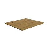 Plateau chêne Sherman 97,5 x 84,7 cm pour gondole centrale Square 100 - Tablettes Bois Mélaminé