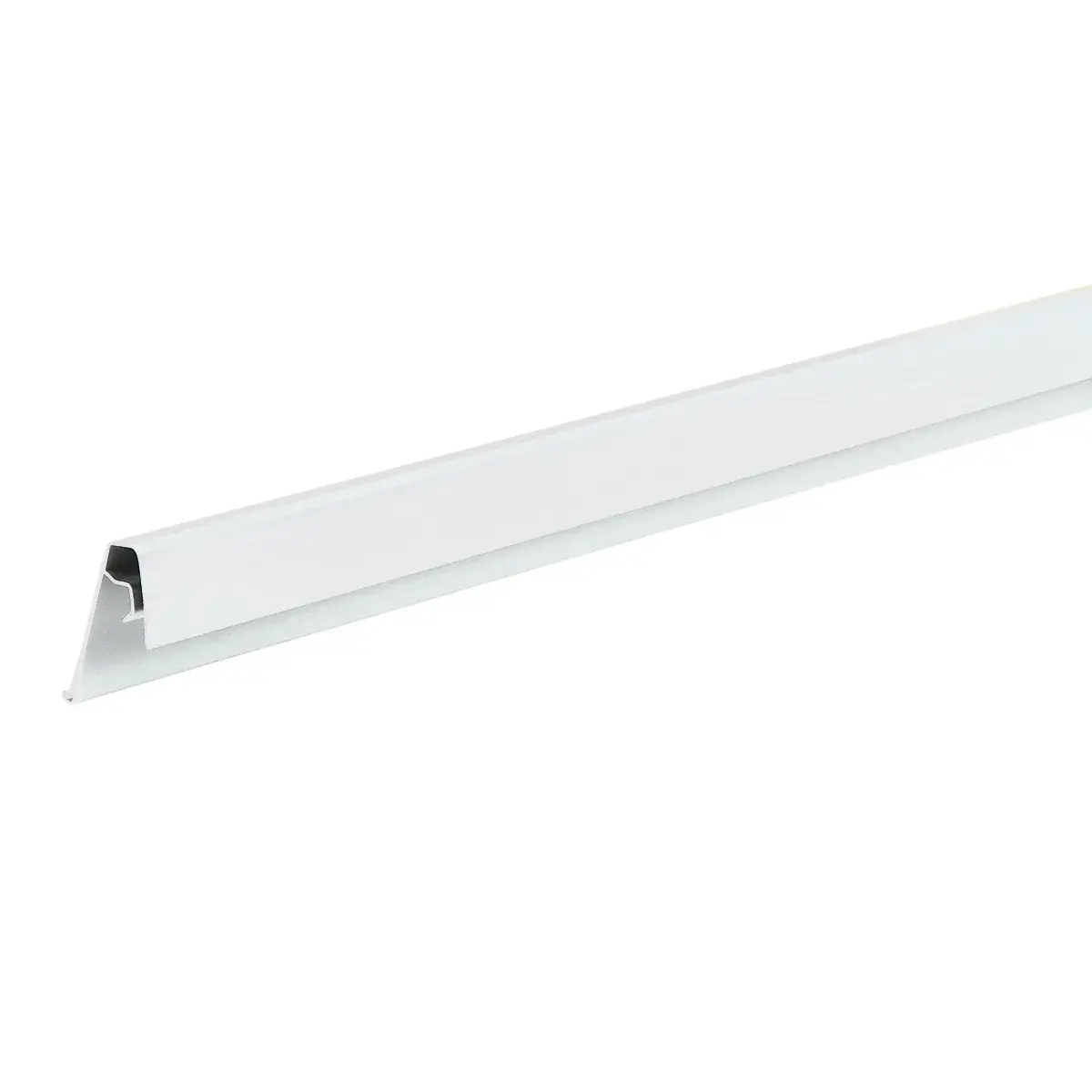 Porte-étiquette PVC pour panier fil clipsable 100 x 40 mm - Blanc - Lot de 50 - Porte-étiquettes pour corbeilles et tiges-2