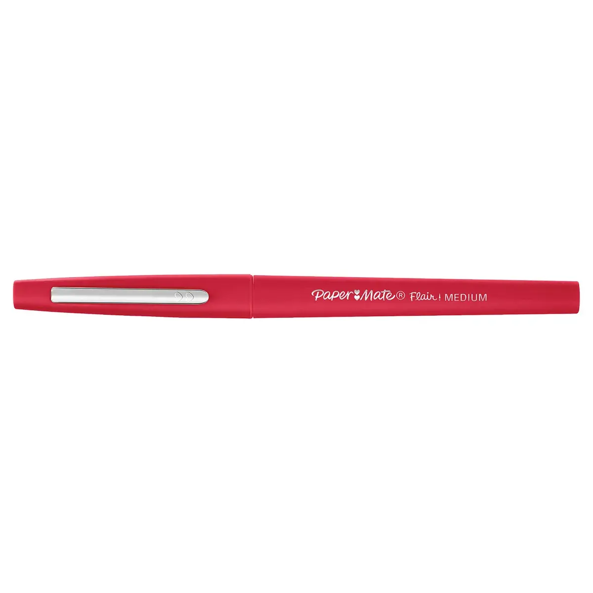 Stylo feutre Paper Mate Flair Rouge, feutre fin pointe moyenne 0,7mm - Pack de 12 - Stylos feutres