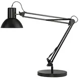 Lampe de bureau LED Unilux Success pince et socle noire - Luminaires bureau, Ergonomie bureautique 