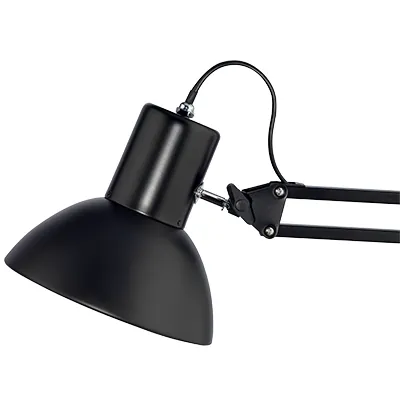 Lampe de bureau LED Unilux Success pince et socle noire - Luminaires bureau, Ergonomie bureautique -4