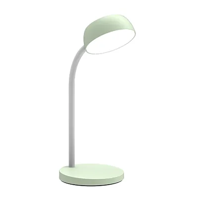 Lampe de bureau LED Unilux Tamy vert pastel - Ergonomie bureautique 