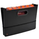 Trieur valisette extensible 24 compartiments A4 Maxi Exactive – Trieur document - Noir - Intercalaires classeur, Trieurs documents