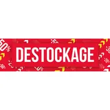 Affiche DESTOCKAGE 84 x 25 cm, papier ½ mat 170g - Banderole Destockage - Affiches Destockage / Liquidation