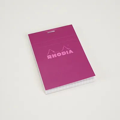 Bloc note agrafé Rhodia Reflets Pastel N°12 5/5 - 80 feuillets - 11,8 x 8,3 cm - Cahiers et blocs notes-6