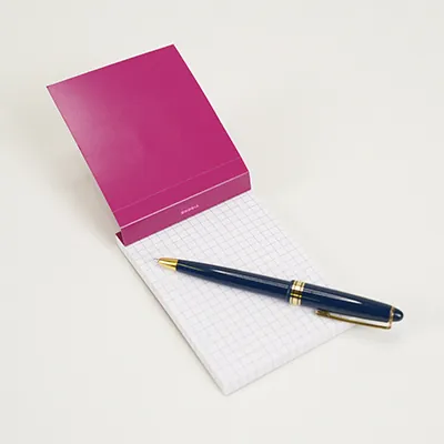 Bloc note agrafé Rhodia Reflets Pastel N°12 5/5 - 80 feuillets - 11,8 x 8,3 cm - Cahiers et blocs notes-7