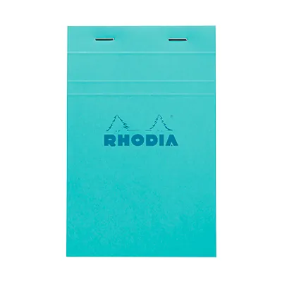 Bloc note agrafé Rhodia Reflets Pastel N°14 5/5 - 80 feuillets - 17 x 11 cm - Blocs notes, Cahiers