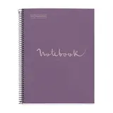 Bloc note A4 Eco Emotions Lavande - Quadrillé 5x5 - 80 feuilles - Cahiers et blocs notes