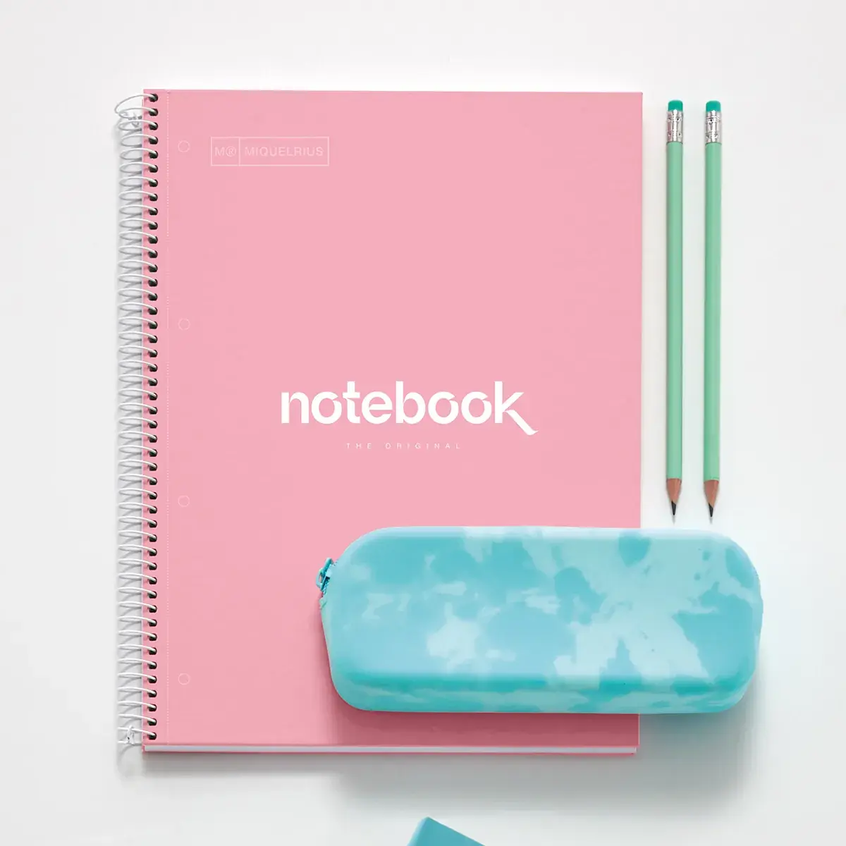 Bloc note Notebook A4 Emotion 80F Quadrillé 5x5 90g - Rose - Blocs notes, Cahiers-3