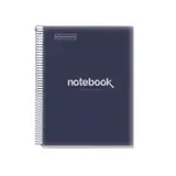 Bloc note Notebook A4 Emotion 80F Quadrillé 5x5 Couverture Polypro - Marine - Cahiers et blocs notes