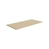 Plateau mélaminé chêne Vicenza 114,5 x 54,5 cm – pour table Square, rayonnage magasin - Ligne Square 25 noir