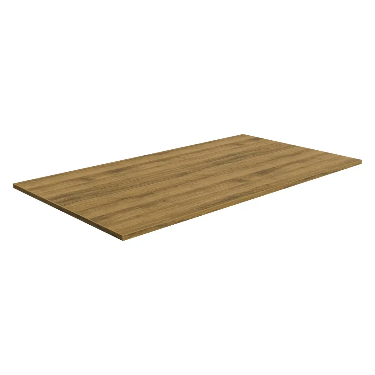 Plateau chêne Sherman 134,5 x 74,5 cm pour table Square 140 - Plateaux pour rayonnage magasin