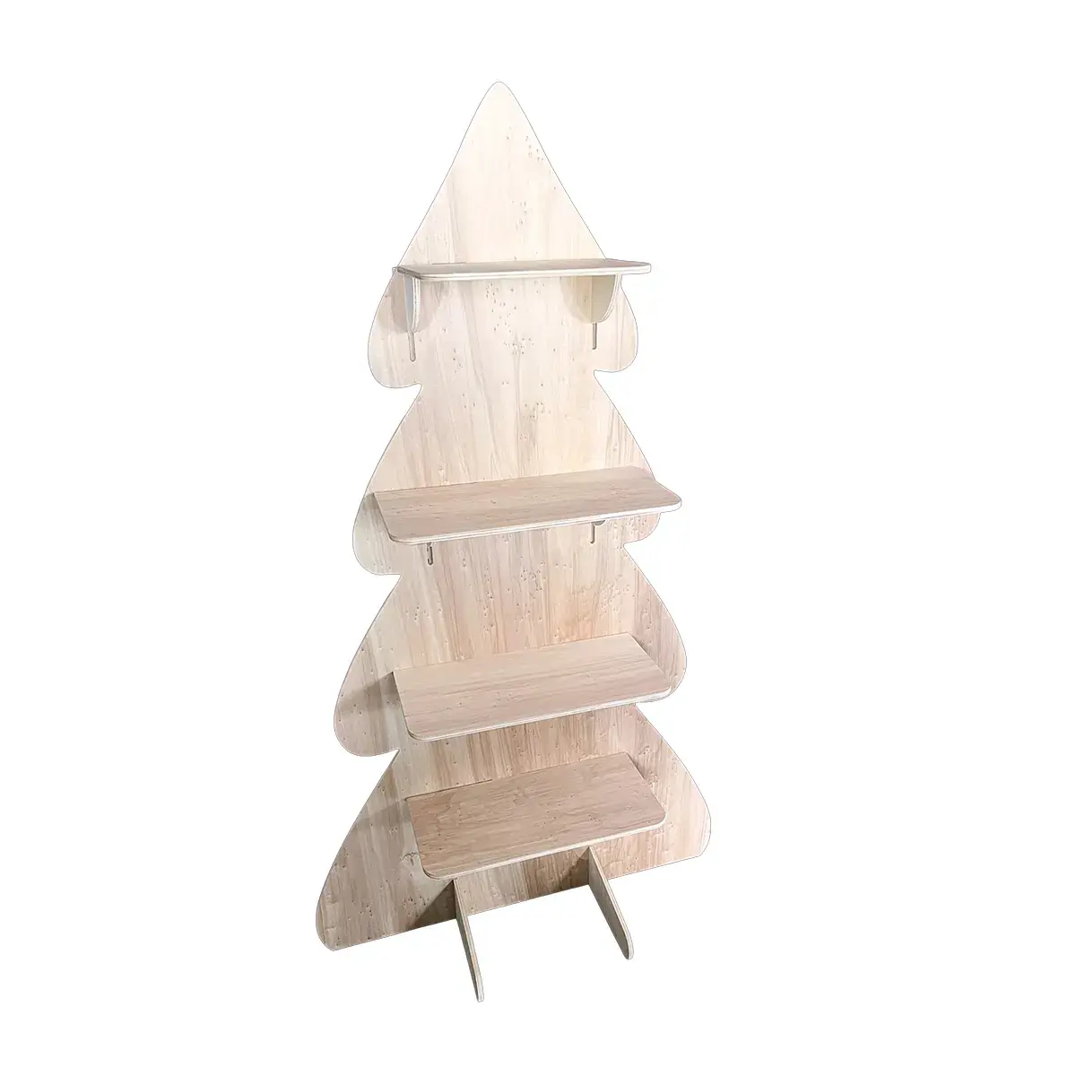 Étagère sapin bois peuplier 80 x 41 x H 140 cm - Présentoir bois - Étagères magasins, Présentoirs bois