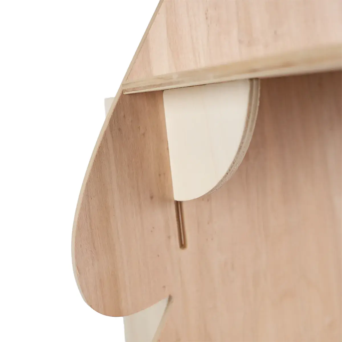 Étagère sapin bois peuplier 80 x 41 x H 140 cm - Présentoir bois - Étagères magasins, Présentoirs bois-4