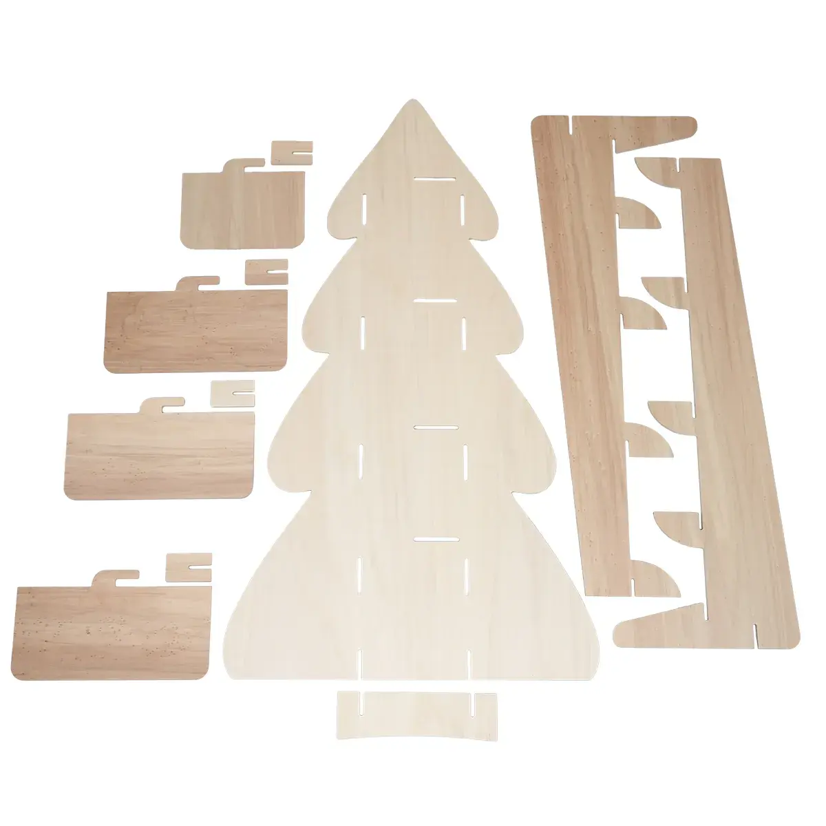 Étagère sapin bois peuplier 80 x 41 x H 140 cm - Présentoir bois - Étagères magasins, Présentoirs bois-10