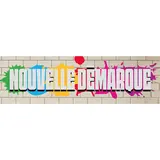 Affiche NOUVELLE DÉMARQUE 80 x 25 cm effet graff multicolore – pour vitrines et corners de soldes - Affiches démarques